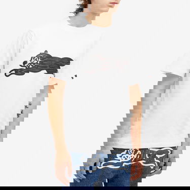 Тениска BBC IceCream Woodgrain Running Dog Graphic Tee Бяло | IC24345-WH, 2