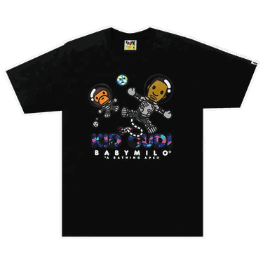 Тениска BAPE x Kid Cudi Baby Milo Moon Man Tee Черно | 2G73 110 901 BLACK, 0