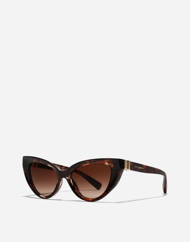 Слънчеви очила Dolce & Gabbana Dolce & Gabbana Dg Hinge Cat-Eye Sunglasses Кафяво | VG4497VP2749V000, 2
