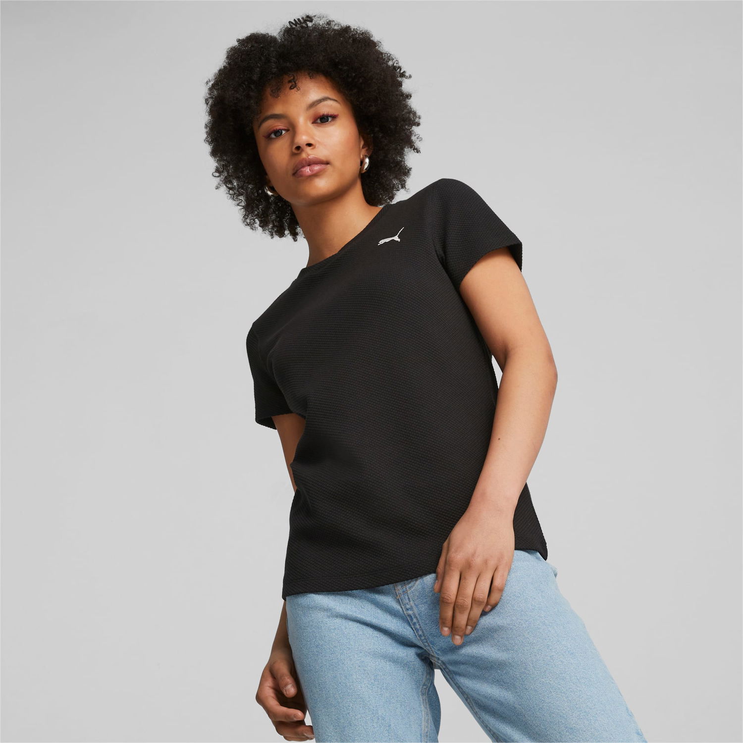 Тениска Puma HER T-Shirt Черно | 676001_01, 0