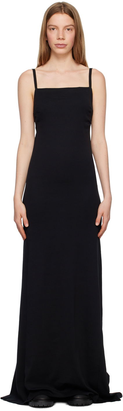 Pокля Ann Demeulemeester Ann Demeulemeester Hortense Maxi Dress Черно | 2301-W-JDR07-FA045-099, 0