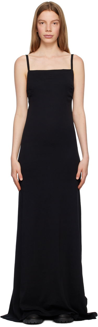 Pокля Ann Demeulemeester Ann Demeulemeester Hortense Maxi Dress Черно | 2301-W-JDR07-FA045-099, 0