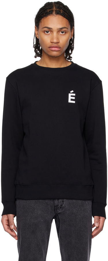 Суитчър Études Black Sweatshirt With Logo Черно | C00ME203A01599, 0
