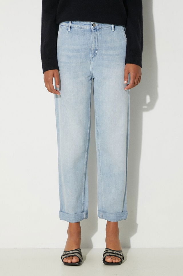 WIP Pierce Light Wash Cuffed Jeans