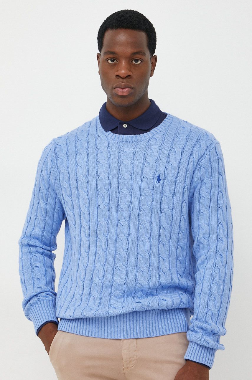 Пуловер Polo by Ralph Lauren Polo Ralph Lauren Cable Knit Sweater Синьо | 710775885037, 0