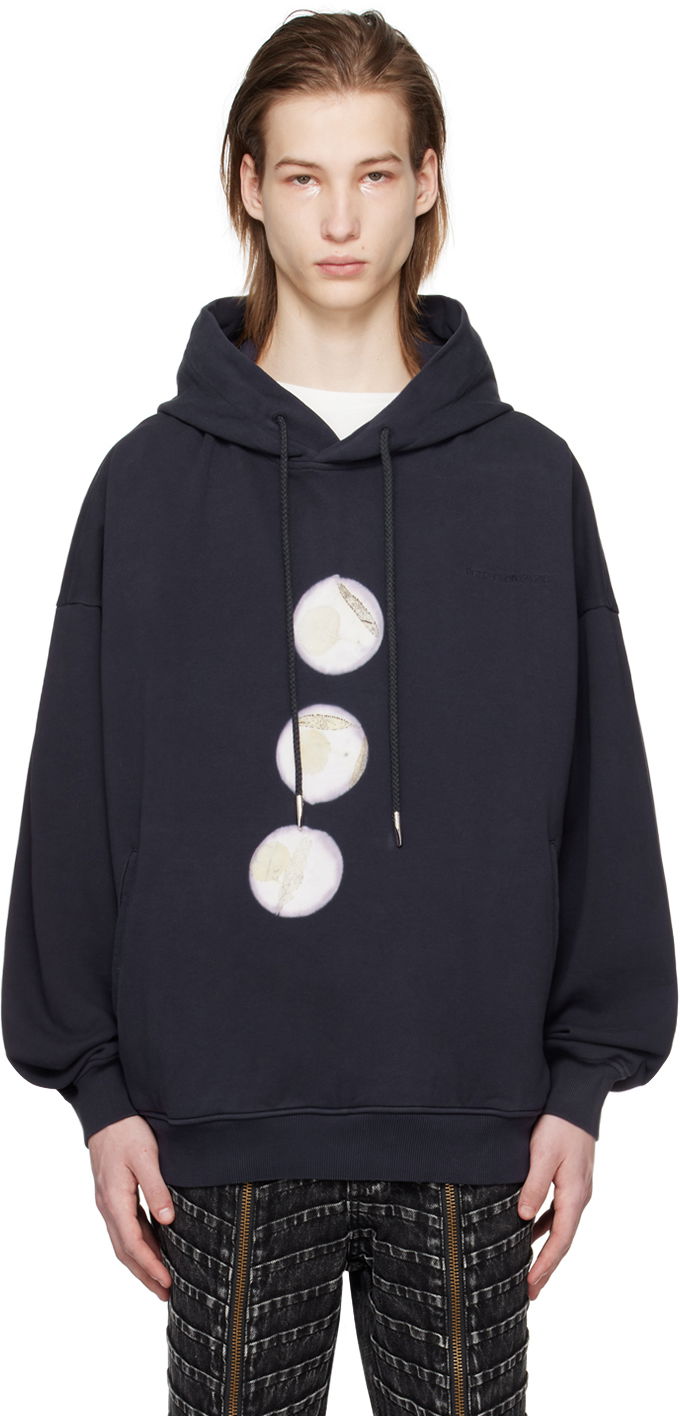 Суитчър Feng Chen Wang Feng Chen Wang Plant Dye Hoodie Тъмно синьо | FMS17HD04, 0