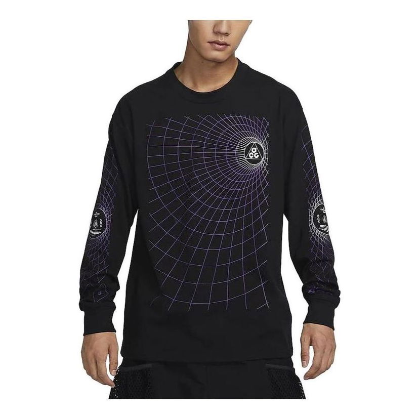 Тениска Nike ACG ACG "Manhole" Long Sleeve T-Shirt Черно | FJ1134-010