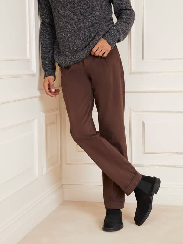 Панталони и дънки GUESS Marciano Straight Кафяво | 3BHB092042Z, 0