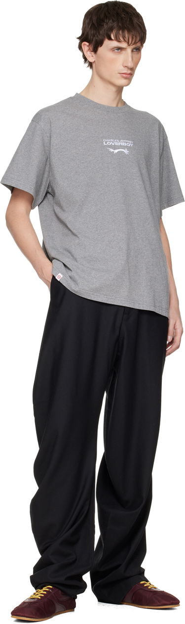 Тениска Charles Jeffrey Loverboy Charles Jeffrey LOVERBOY Logo T-shirt Сиво | 052080802, 3