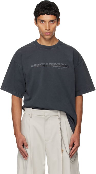Тениска Alexander Wang Alexander Wang Short Sleeve T-Shirt Сиво | UCC3251847, 0