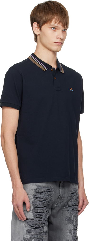 Поло тениска Vivienne Westwood Vivienne Westwood Classic Polo Черно | 2H01000P-J0009-, 4