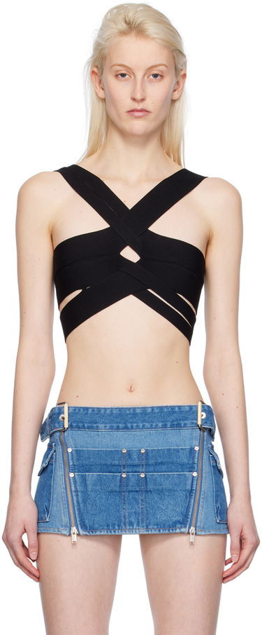 Сутиен Dion Lee Harness Bralette Черно | A7770PS24, 0
