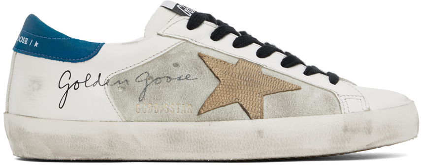 Кецове и обувки Golden Goose Golden Goose Super-Star Бяло | GMF00103.F006223.82720, 0