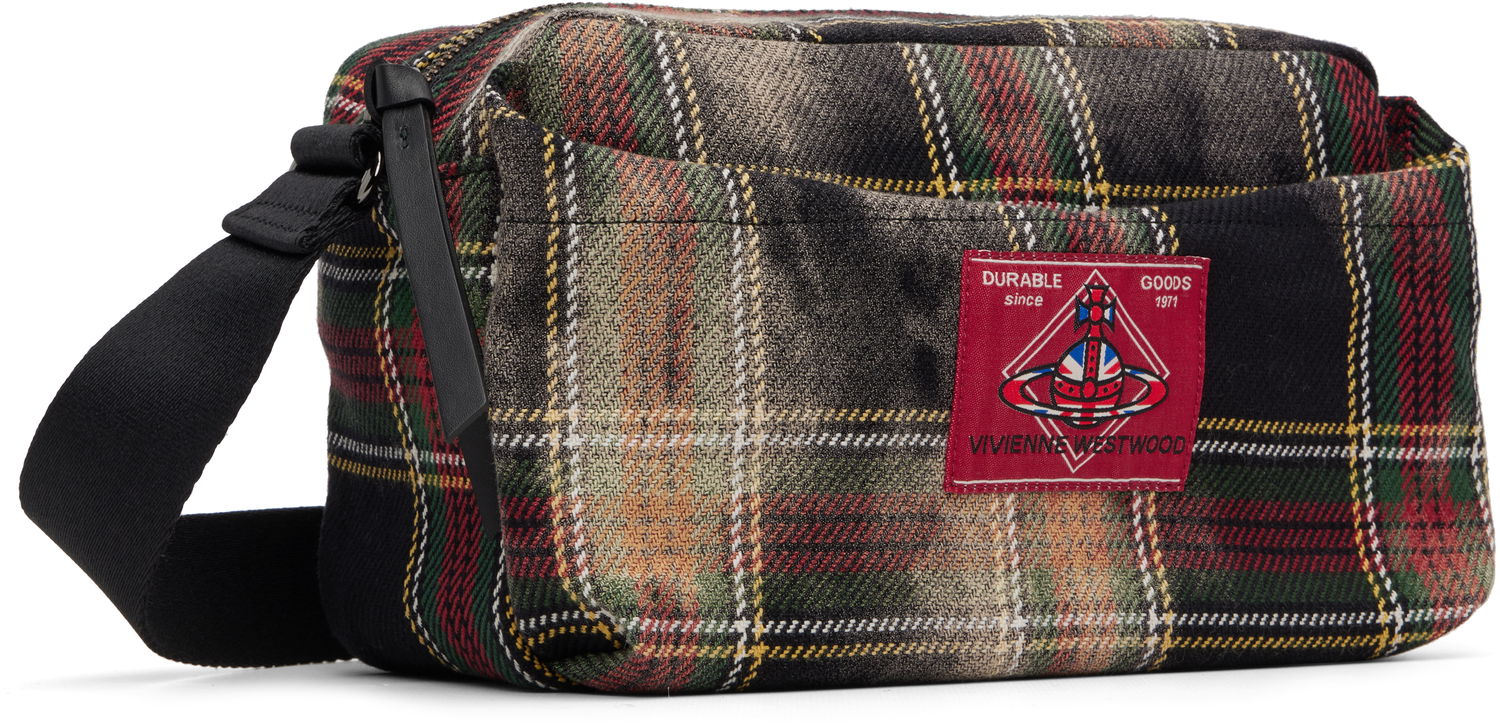 Чанта през рамо Vivienne Westwood Plaid Jude E/W Crossbody Bag Многоцветен | 48030010U-W01AS-, 1