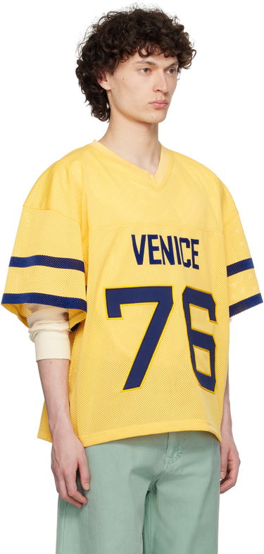 Фланелка ERL ERL 'Venice 76' Football Jersey Жълто | ERL10T014, 1