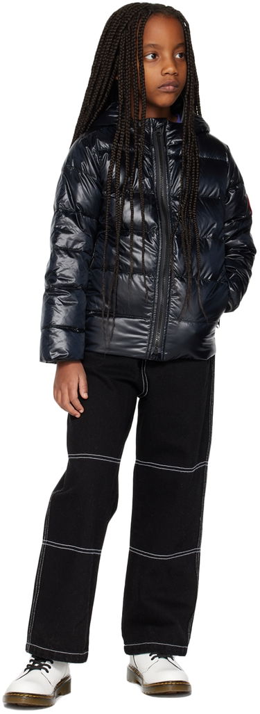 Пухо яке Canada Goose Kids' Crofton Hooded Puffer Jacket Черно | 5460K, 4
