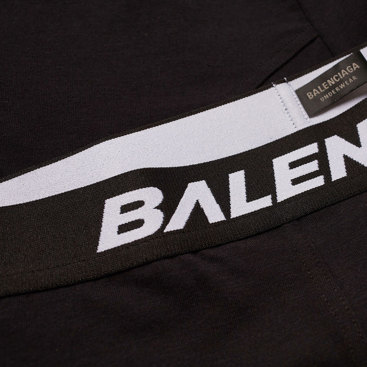 Боксерки Balenciaga Logo Boxer Briefs Черно | 766944-4B7B2-1060, 1