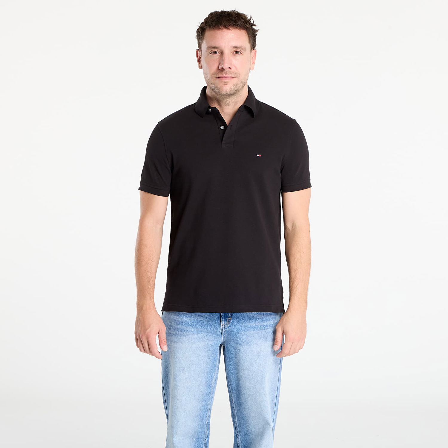 Поло тениска Tommy Hilfiger Tommy Hilfiger 1985 Regular Polo Shirt Черно | MW0MW17770 BDS, 0