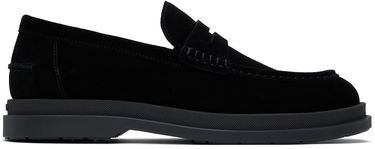 Кецове и обувки BOSS Hugo Suede Loafers Черно | 50536215, 0