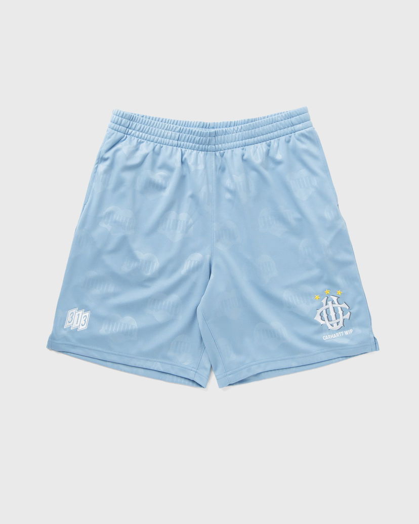 Къси панталони Carhartt WIP Football Shorts Синьо | I034623-2UH.XX