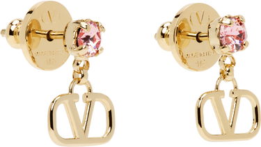 Обеци Valentino Valentino Garavani VLogo Signature Drop Earrings Металик | 6W2J0H29YCW, 1
