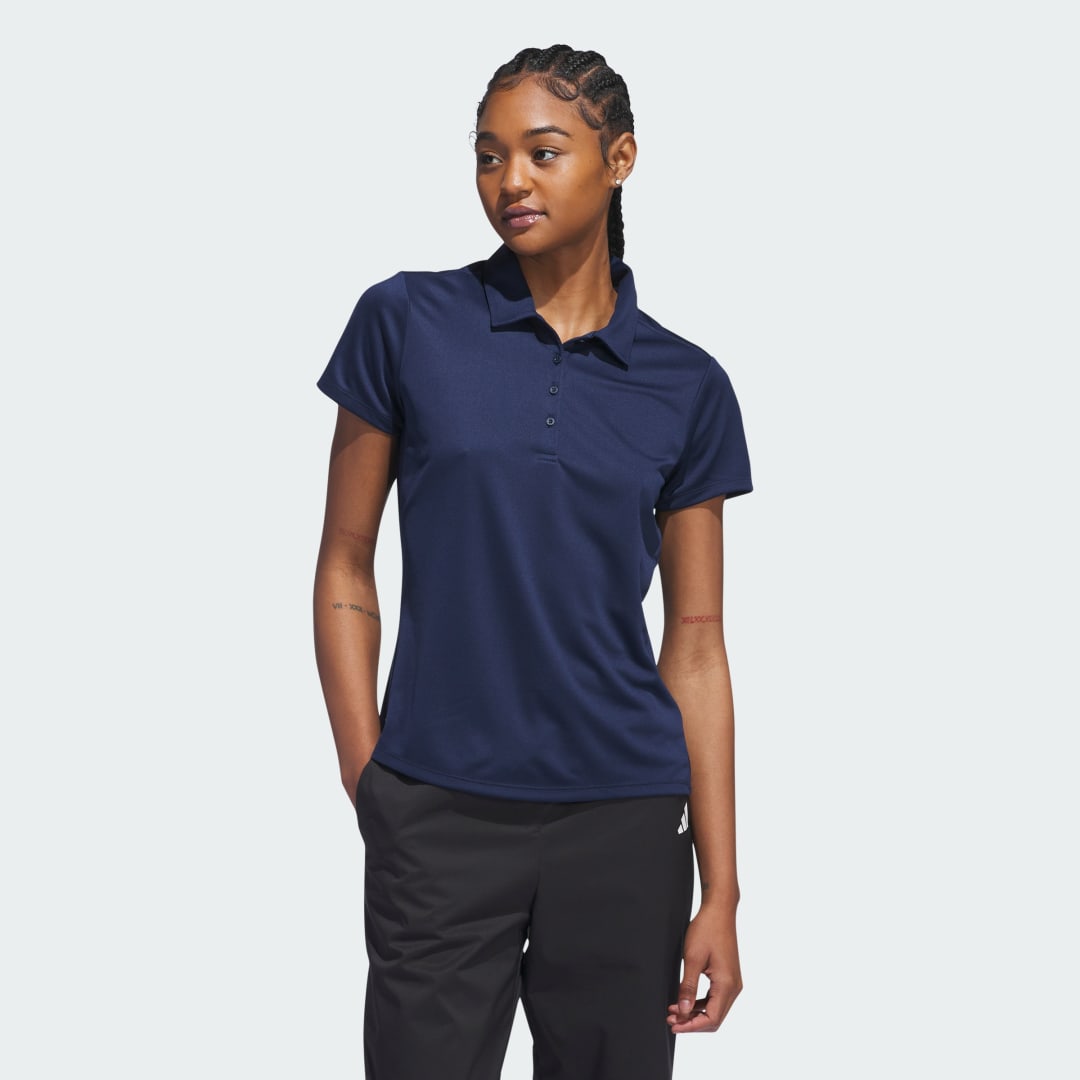 Поло тениска adidas Performance Solid Performance Short Sleeve Polo Shirt Тъмно синьо | IP2151, 0