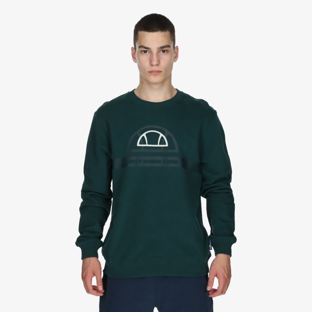 Суитчър Ellesse Men's Crewneck Sweatshirt Зелено | ELA253M601-61, 1