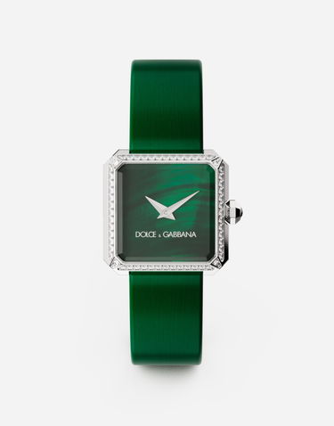Часовник Dolce & Gabbana Sofia Steel Watch With Colorless Diamonds Зелено | WWJC2SXCMDTV0403, 0