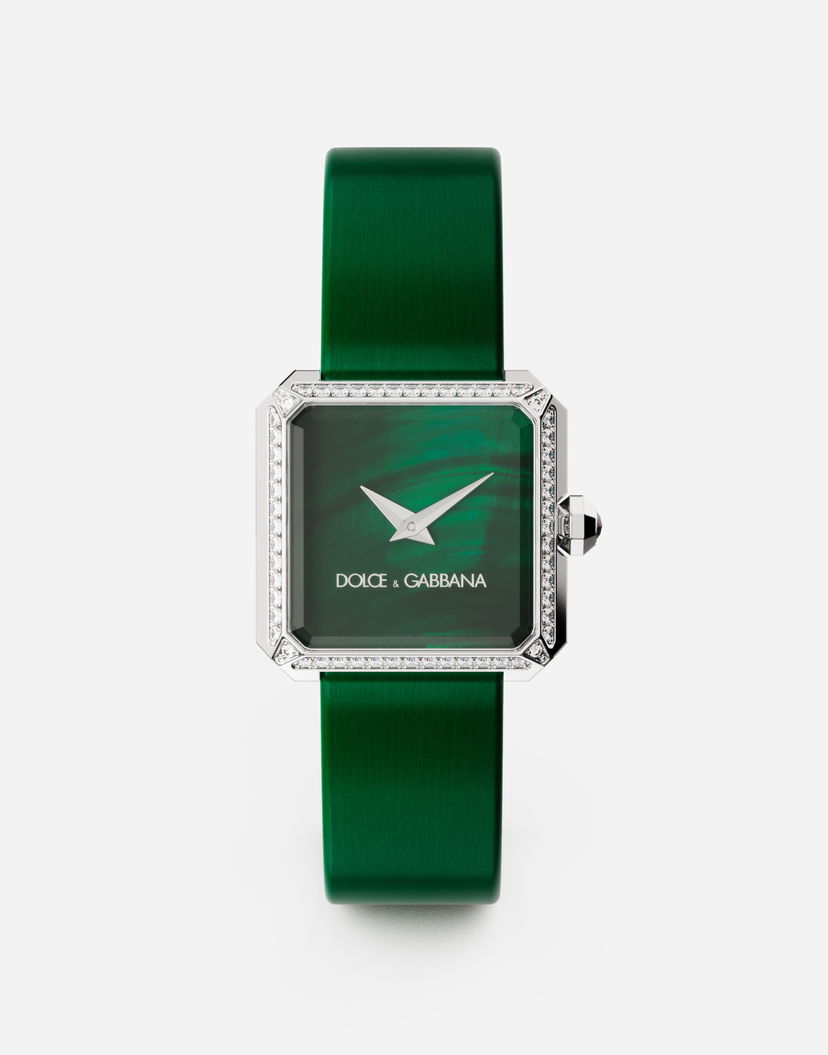 Часовник Dolce & Gabbana Sofia Steel Watch With Colorless Diamonds Зелено | WWJC2SXCMDTV0403