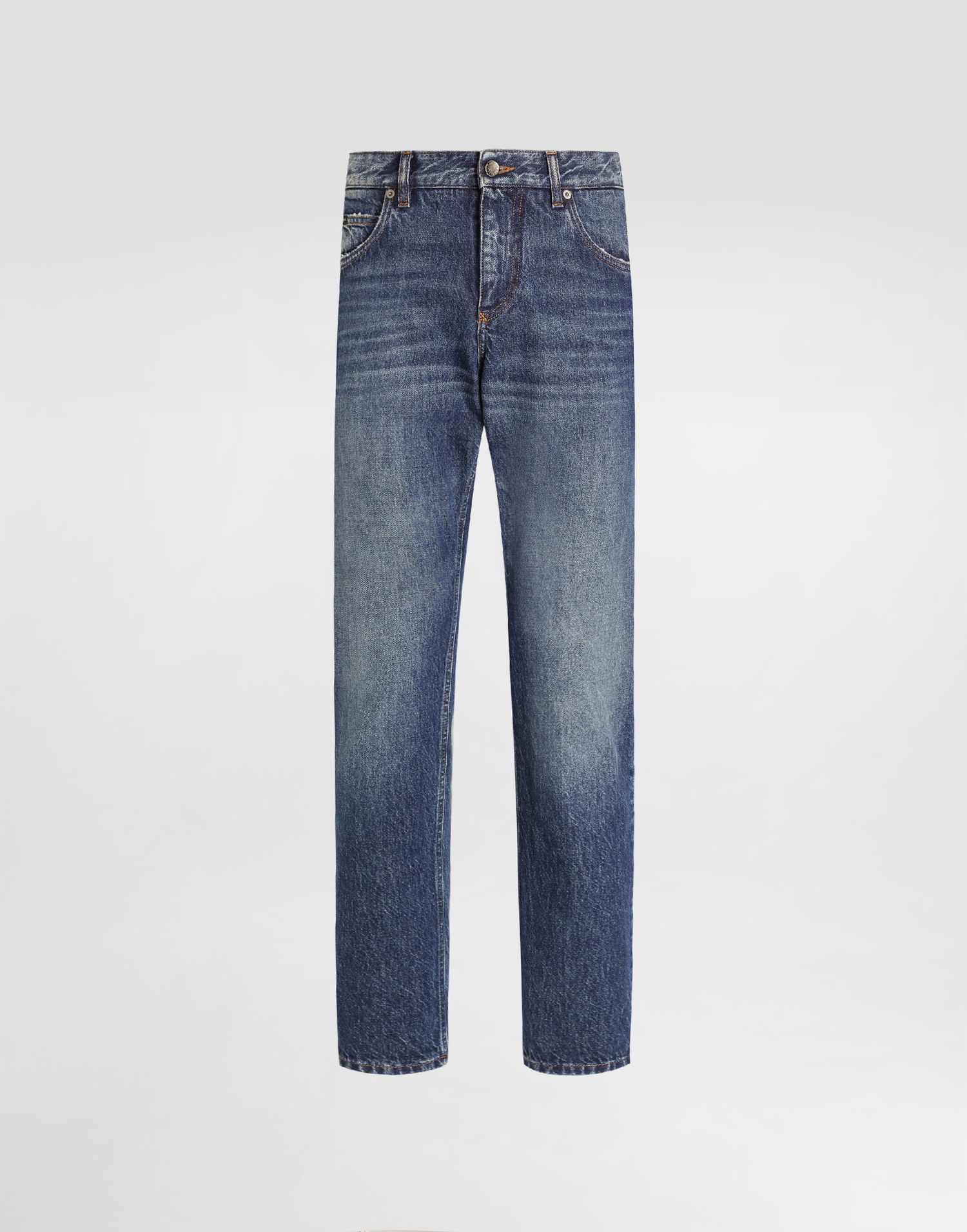 Дънки Dolce & Gabbana Washed Denim Trousers Синьо | GYJCCDG8NZ5S9001, 0