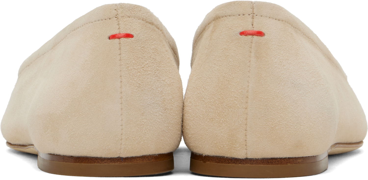Облекло Aeyde Aeyde Delfina Suede Ballerina Flats Бежово | A11-FL-MNLR08FL17-SS25-957-017, 1