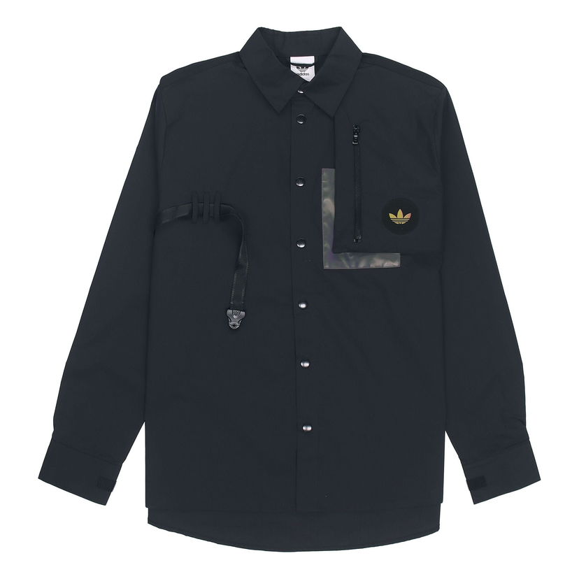 Риза adidas Originals Originals Long Sleeve Shirt Черно | H58071