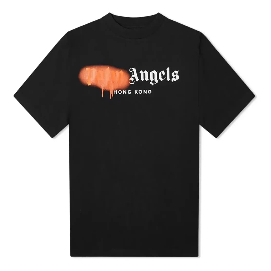 Тениска Palm Angels Sprayed Logo T-Shirt Черно | PMAA001S21JER0411020, 0