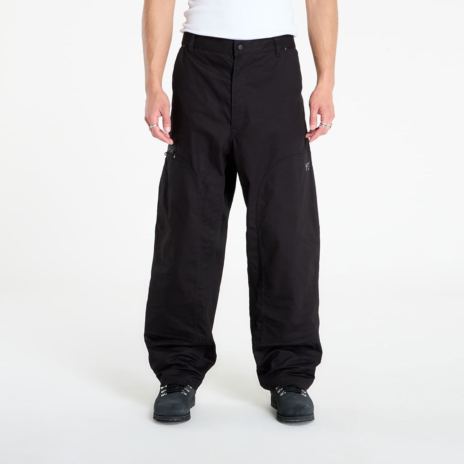 Панталони Y-3 Y-3 Twill Pants Черно | JW4622, 0