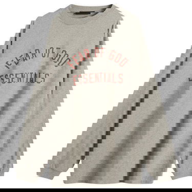 Тениска Fear of God Essentials Long Sleeve Jersey T-Shirt Сиво | 125BT244201F, 1