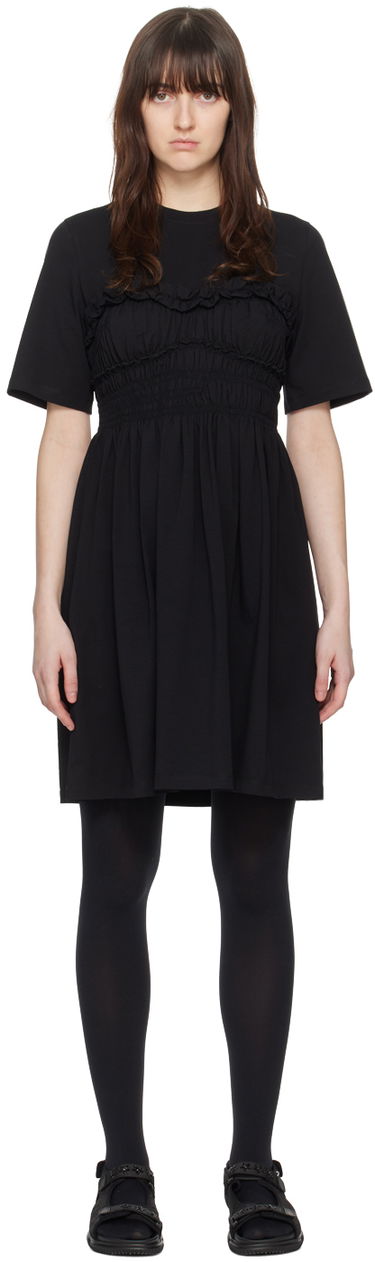 Pокля Cecilie Bahnsen Smocked Mini Dress Черно | 1.24RTW10026 VALENCIA DRESS, 0