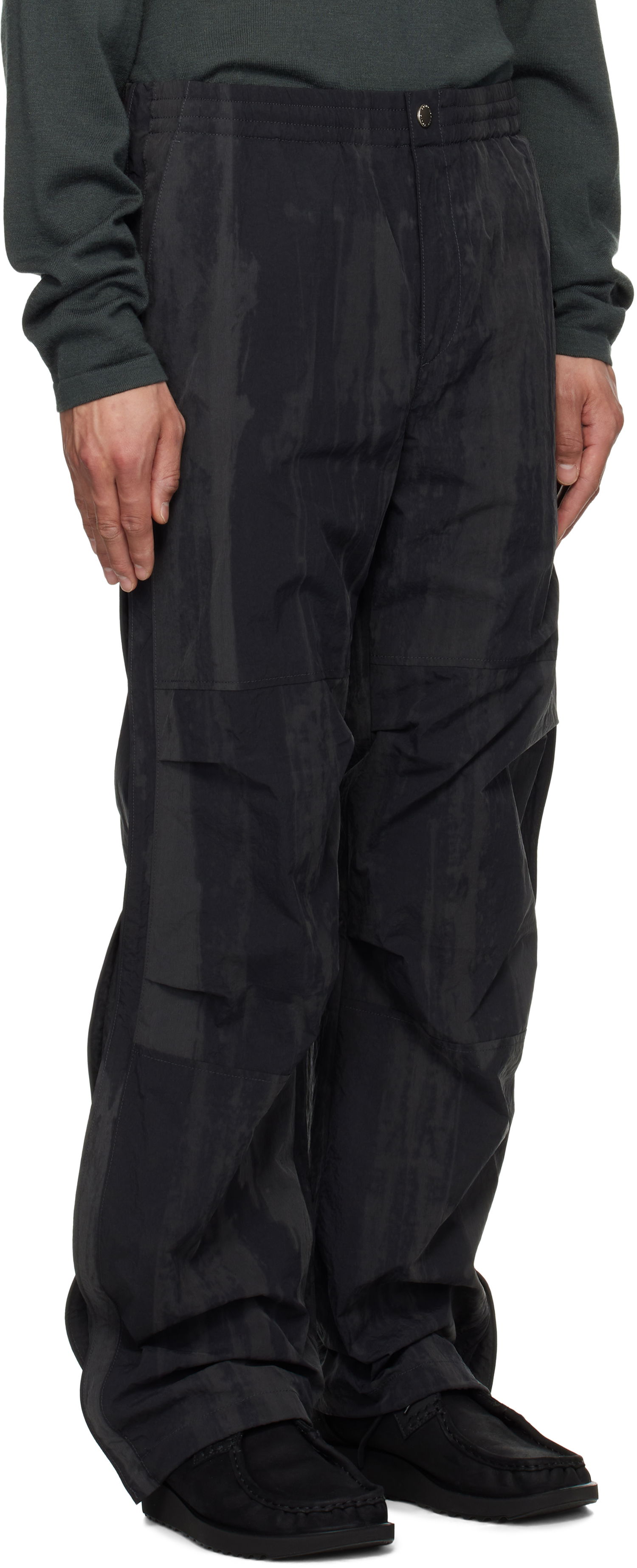 Панталони Solid Homme Solid Homme String Detail Trousers Черно | S251PT31, 1