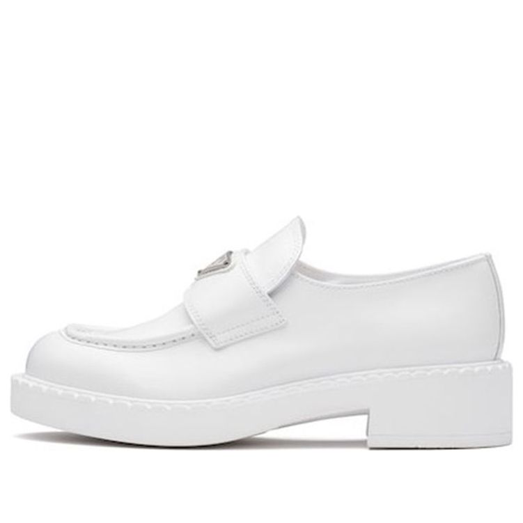 Кецове и обувки Prada Prada Leather Loafers Бяло | 1D246M_FB05_0ULS_F_0009