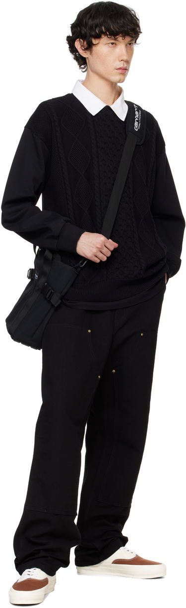 Пуловер Carhartt WIP Black Knit Tridon Sweater Черно | I034033, 3