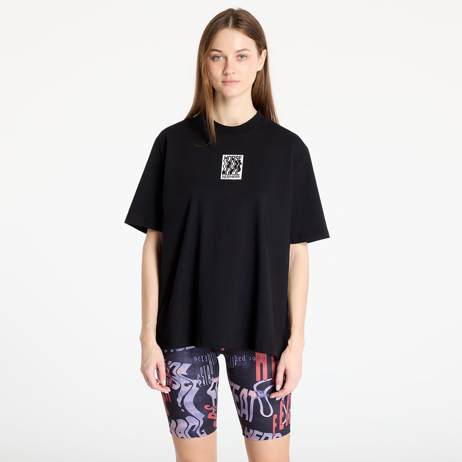 Тениска Horsefeathers Horsefeathers Dalim Graphic T-Shirt Черно | SW937C, 0