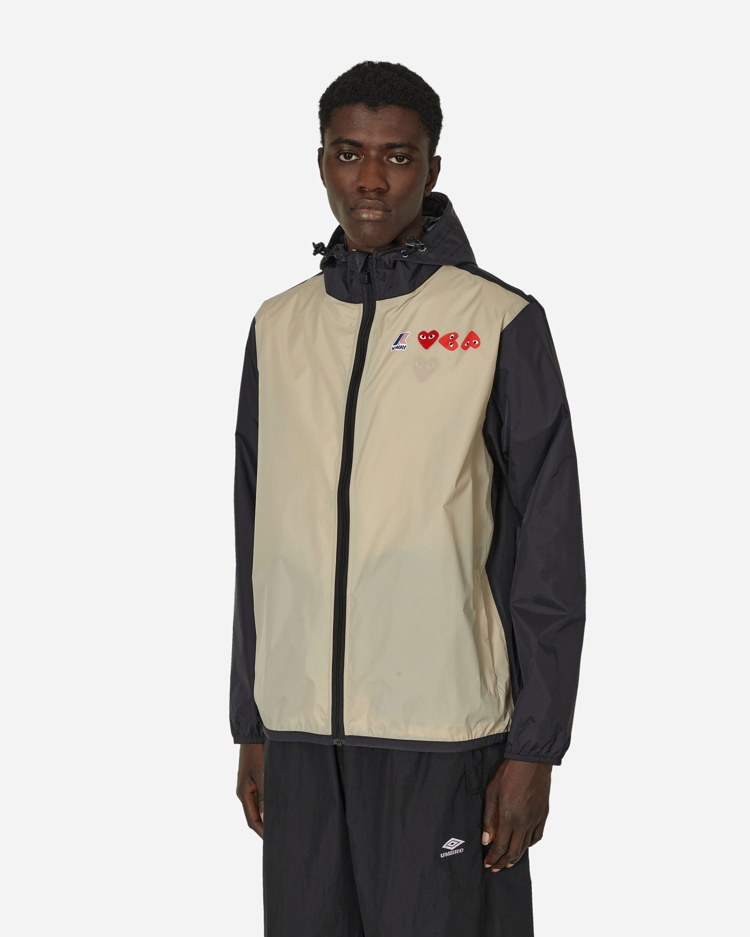 Ветровка Comme des Garçons K-Way x Full Zip Block Colour Jacket Бежово | P1J505-3, 1