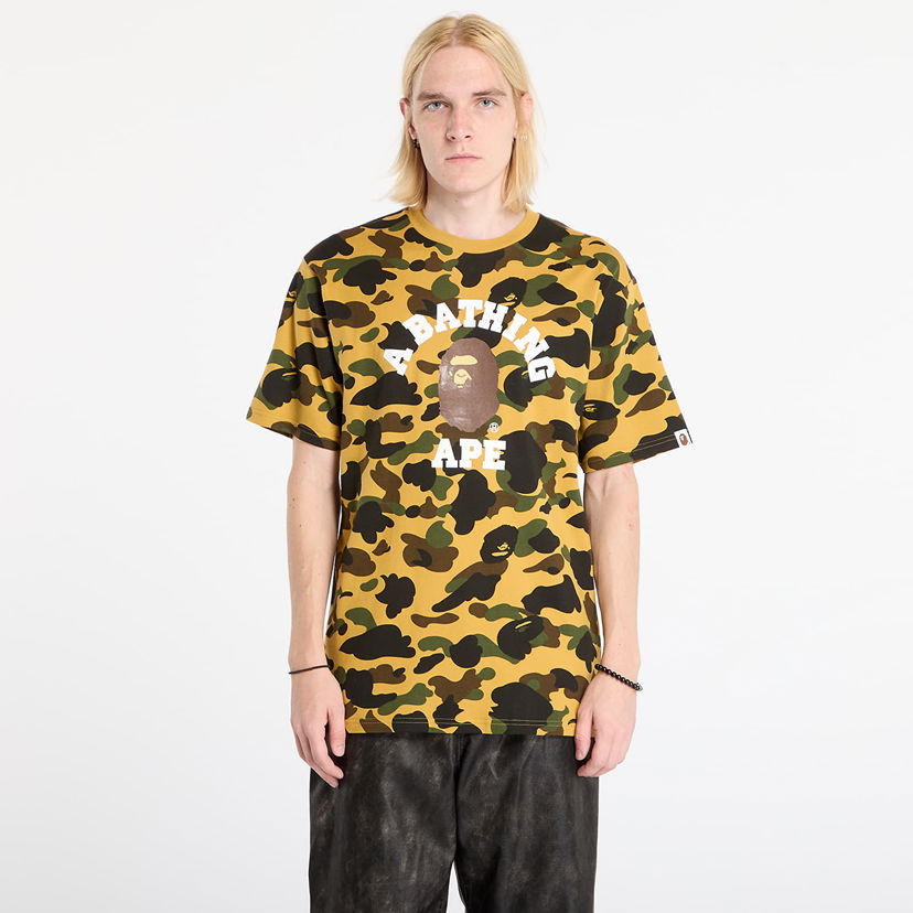 Тениска BAPE 1St Camo College T-Shirt Многоцветен | 001CSL801008MYEL