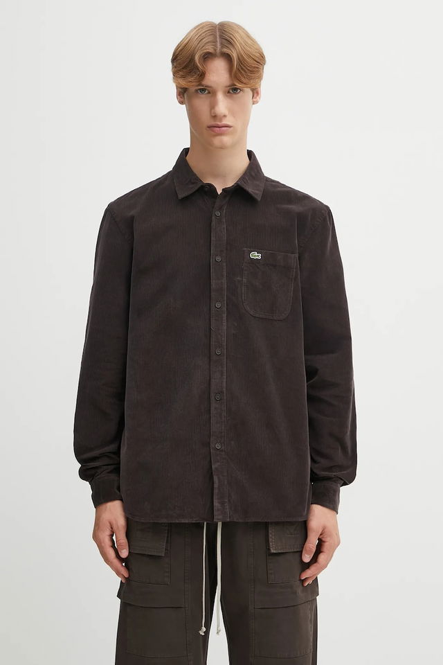 Corduroy Shirt Regular Fit Classic Collar