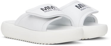 Аксесоари Maison Margiela MM6 Maison Margiela Printed Sandals Бяло | 77535, 3