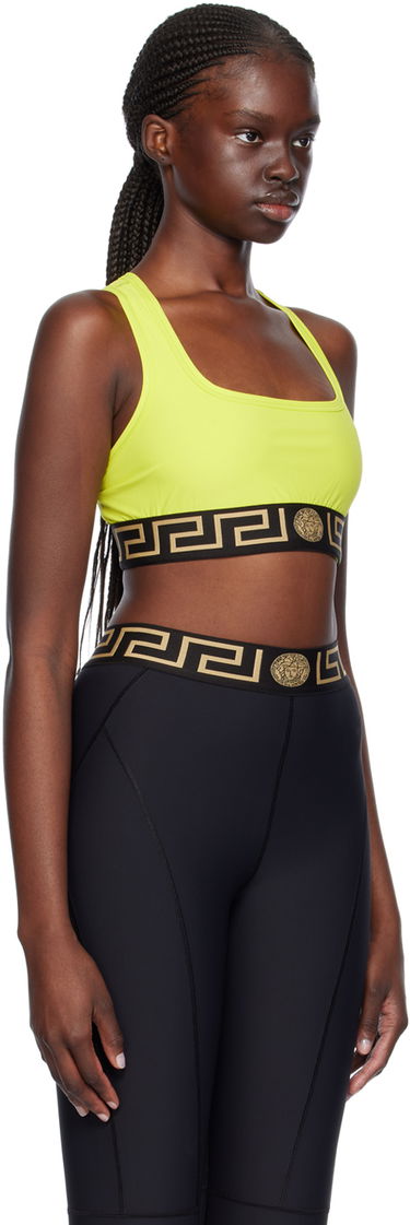 Сутиен Versace Greca Border Sports Bra Жълто | 1004104_1A06229_2Y870, 1