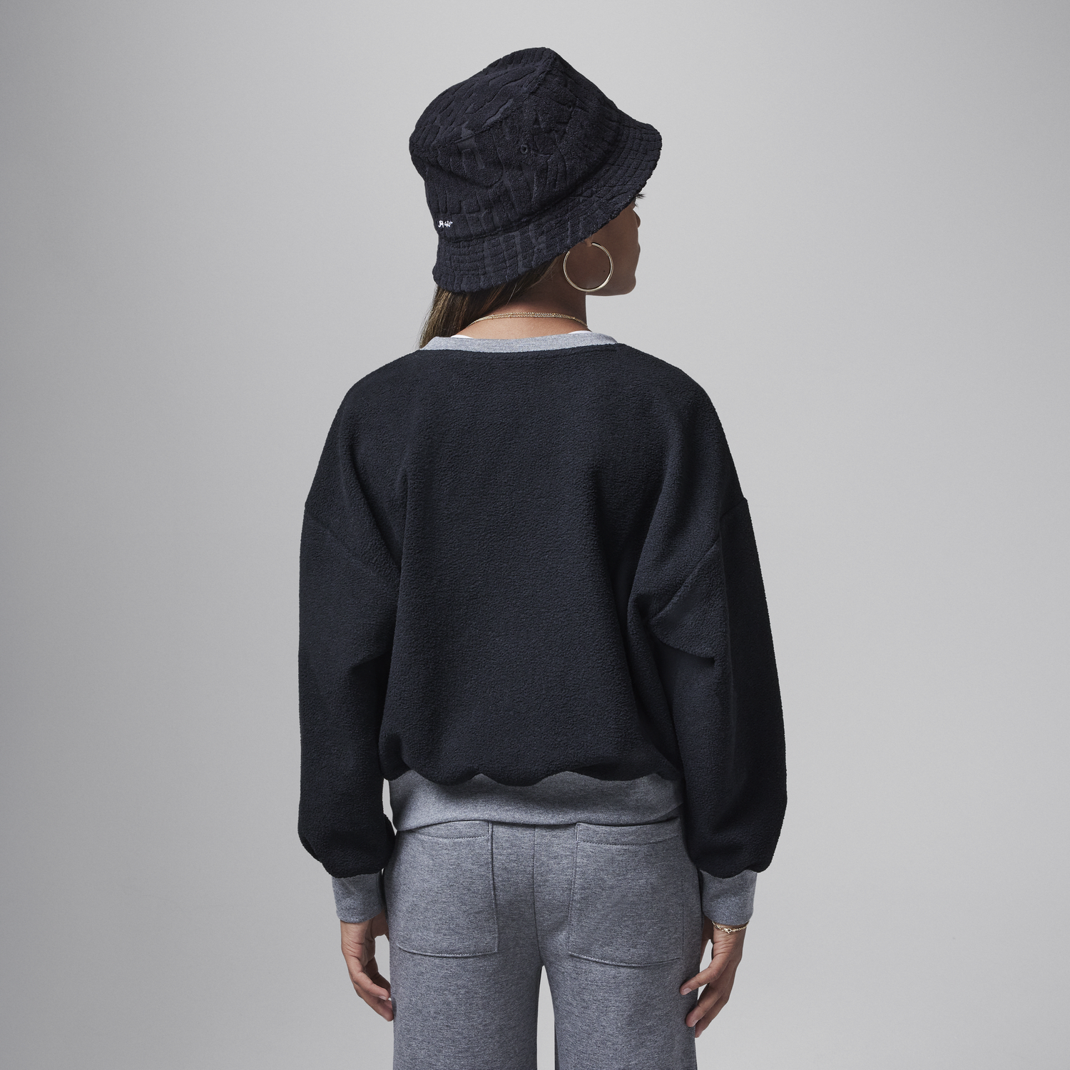 Суитчър Jordan Jordan Meta-Enchantment Fleece Crewneck Sweatshirt Черно | HQ8191-010, 1