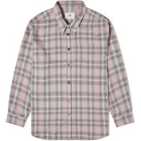 Яке AMI Check Overshirt Бургунди | HJK228-VI0010-665, 1