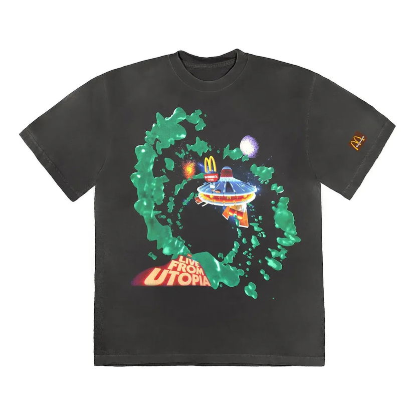 Тениска Cactus Jack by Travis Scott Travis Scott Utopia T-Shirt Черно | CJMD-SS117