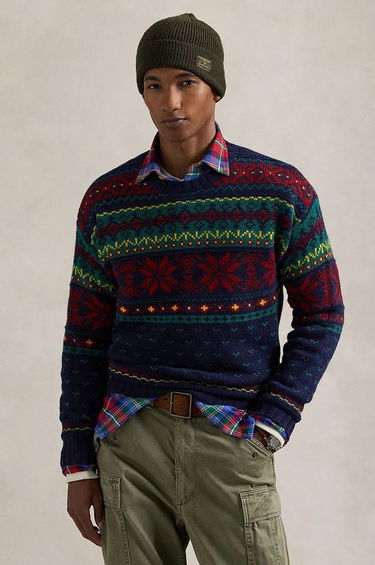 Пуловер Polo by Ralph Lauren Fair Isle Wool Sweater Синьо | 710949297, 0