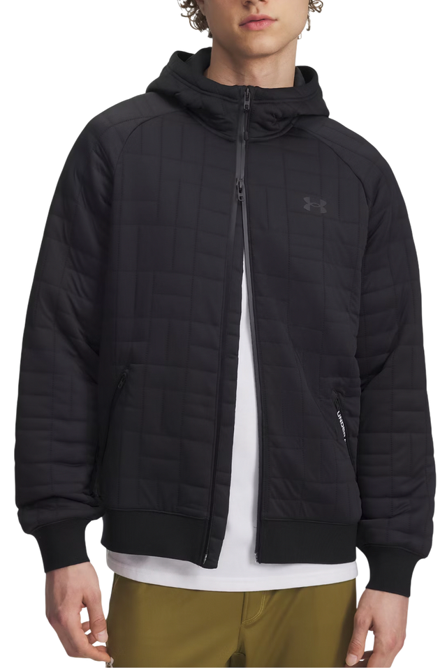 Unstoppable Textured Full Zip Hooded Jacket